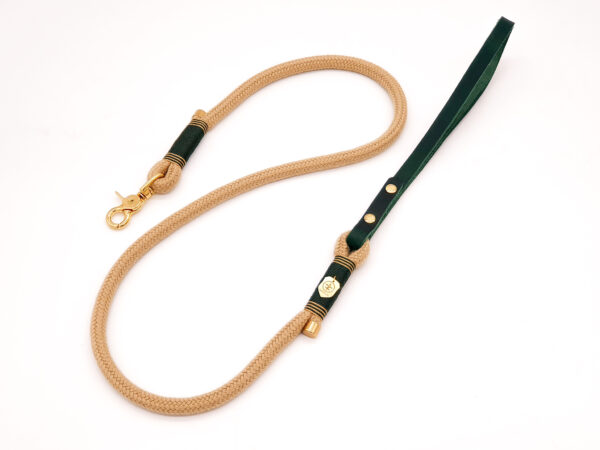 LYS DU CAVALIER – FESTE FÜHRLEINE BASIC EDITION. TAU UND FETTLEDER. MIT FESTER HANDSCHLAUFE. MIT ENDKAPPEN (IN 8 FARBEN ERHÄLTLICH)